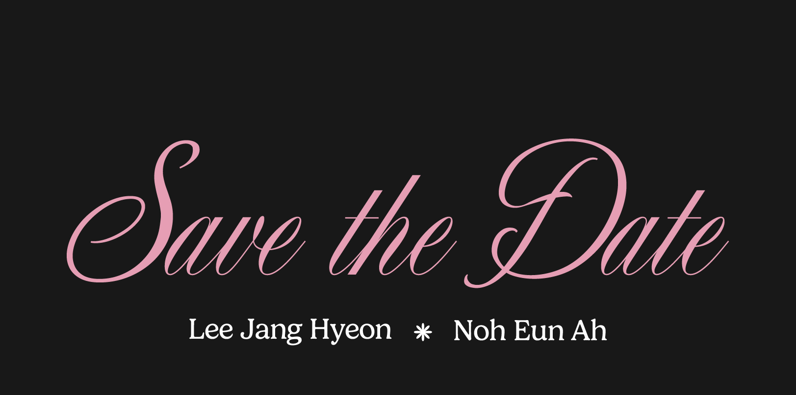 save the date